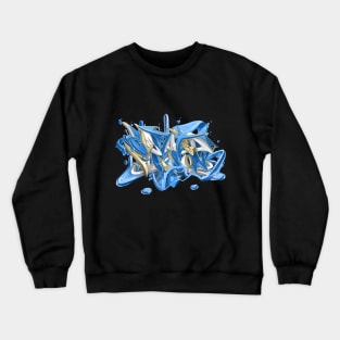 Liquidated Focusion by Mesin Crewneck Sweatshirt